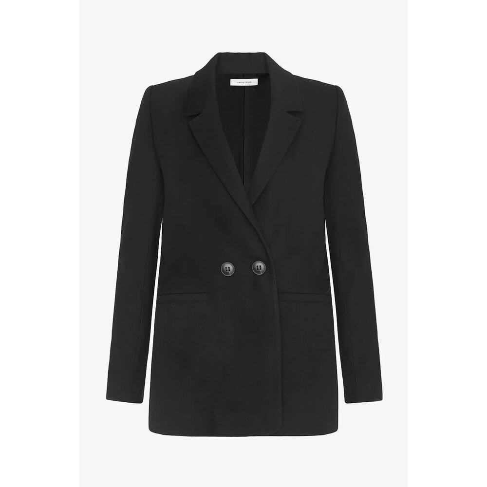 NWT Anine Bing Madeleine double-breasted blazer Size L - Picture 6 of 14